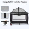 688aa187c9f7dd81a63a450d41d73bffb4350fb3b77e198c43de3.jpg Travel Crib Tent, Pack and Play Mosquito Net Cover with 2-Way Zipper for Playpen White
