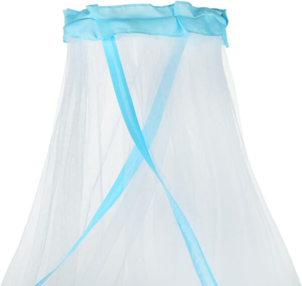 Crib Mosquito Net Universal Dome Cot Bed Crib Canopy Round Lace Mosquito Netting Foldable Baby Nursery Bed Mesh Tent Net Hanging Dome Curtain Cover Netting