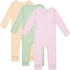 688aa2ca13fe28823cdb0ed877bbbe198dc6be19c42b87946d4b4.jpg Aablexema Baby Cotton Fooltess Pajamas with Mitten, 3-pack Infant Romper Zip Up One Piece Jumpsuits Outfit