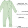 688aa2cb7d58d17b25e36bd13ec72e19850b61d564fbbd13e0c10.jpg Aablexema Baby Cotton Fooltess Pajamas with Mitten, 3-pack Infant Romper Zip Up One Piece Jumpsuits Outfit