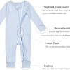 688aa2d1e618511c8dd71ab2455be37a6969759e56fc1b57f0695.jpg Aablexema Baby Cotton Fooltess Pajamas with Mitten, 3-pack Infant Romper Zip Up One Piece Jumpsuits Outfit