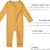 688aa2d9a5632edf03a4ee4d5b90ce6a8bb3b1fa594dfb989ca9e.jpg Aablexema Baby Cotton Fooltess Pajamas with Mitten, 3-pack Infant Romper Zip Up One Piece Jumpsuits Outfit