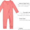 688aa2e0cb03dc242737f71c8e3eaacec2318f8d1821ce009cf57.jpg Aablexema Baby Cotton Fooltess Pajamas with Mitten, 3-pack Infant Romper Zip Up One Piece Jumpsuits Outfit