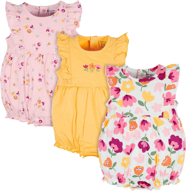 Onesies Brand baby-girls 3-pack Romper