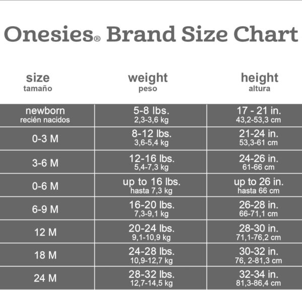 Onesies Brand baby-girls 3-pack Romper