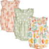 Onesies Brand baby-girls 3-pack Romper