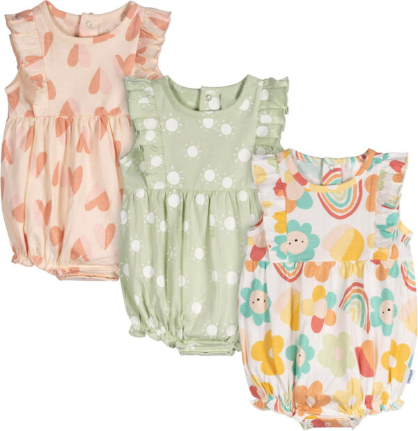 Onesies Brand baby-girls 3-pack Romper