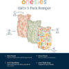 Onesies Brand baby-girls 3-pack Romper