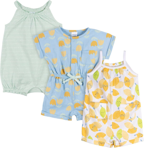 Onesies Brand baby-girls 3-pack Romper