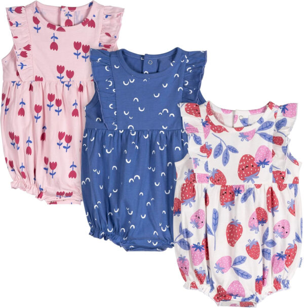 Onesies Brand baby-girls 3-pack Romper