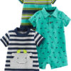 Simple Joys by Carter's baby-boys 3-pack Rompers