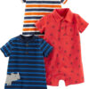 Simple Joys by Carter's baby-boys 3-pack Rompers