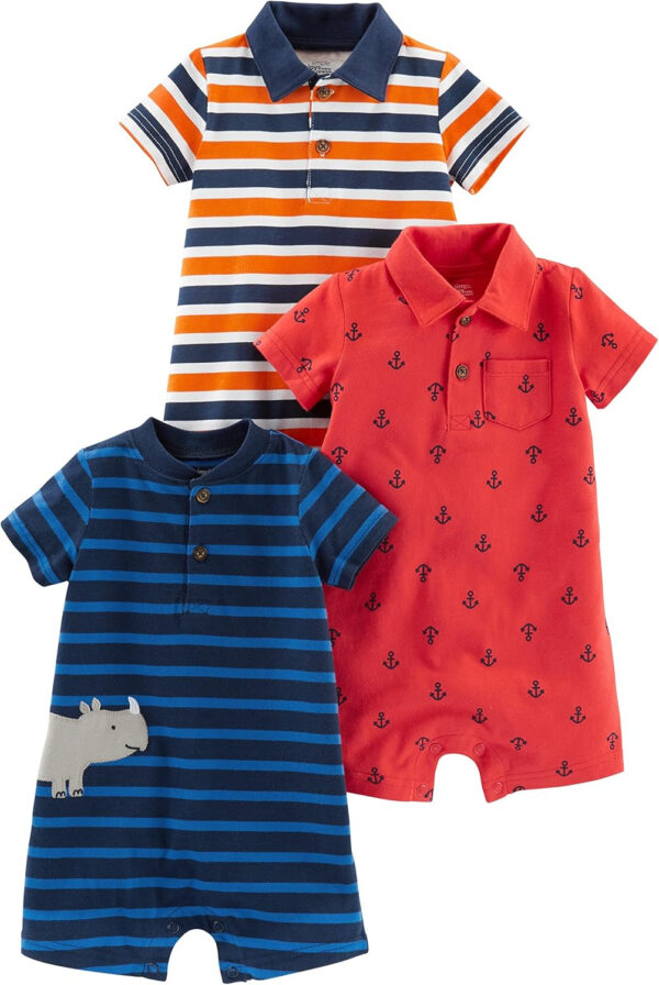 Simple Joys by Carter's baby-boys 3-pack Rompers