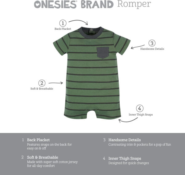 688aa4996d06b97e941f73ec5df77ed84833fda6f54971a5b5f76.jpg Onesies Brand baby-boys 3-pack Romper