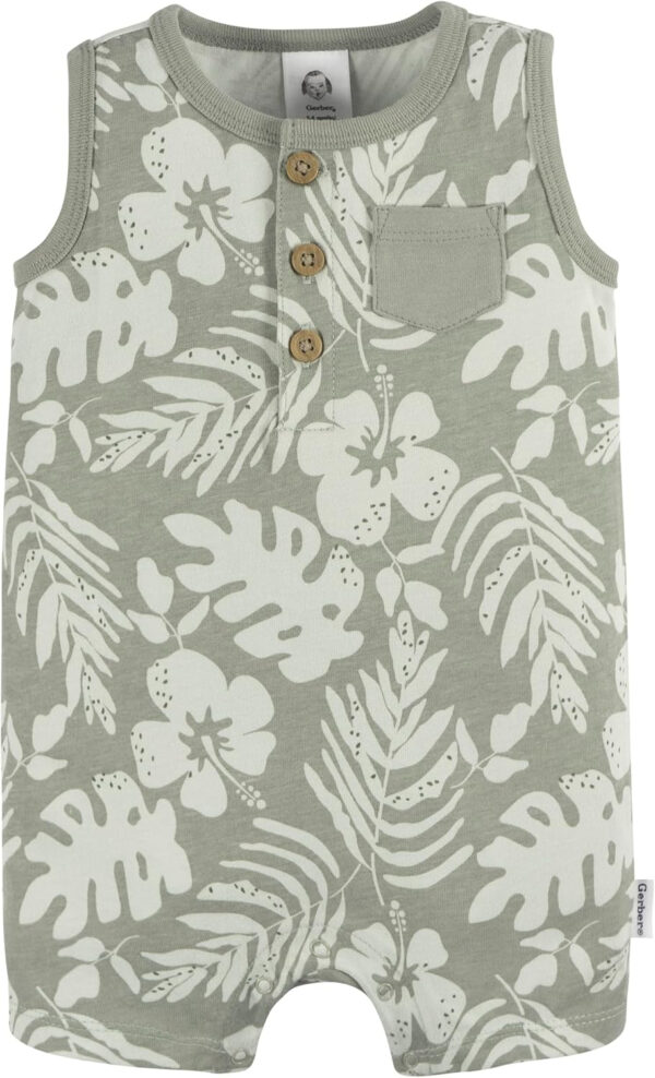 Gerber baby-boys Short Leg and Long Leg Romper Set