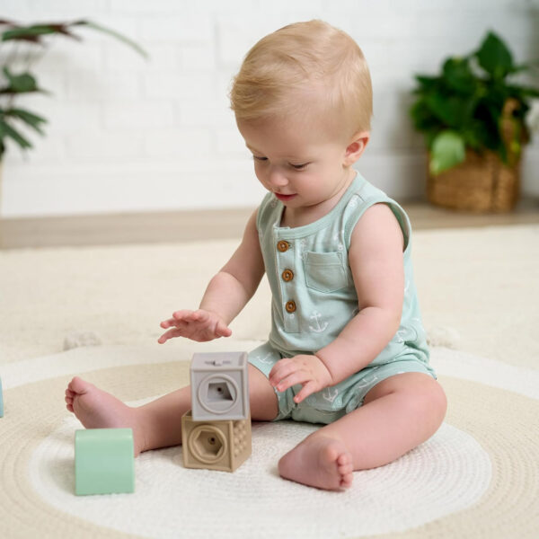 Gerber baby-boys Short Leg and Long Leg Romper Set