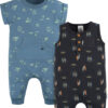 Gerber baby-boys Short Leg and Long Leg Romper Set