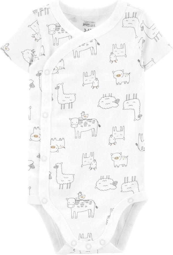 688aa52ceb277e2ccb9db7e61312f5c40a11edd4991ce5db9c81e.jpg Simple Joys by Carter's unisex-baby 5-pack Side Snap Short-sleeve Bodysuit