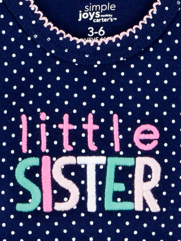 Simple Joys by Carter's baby-girls 6-piece Bodysuits (Short and Long Sleeve) and Pants Set