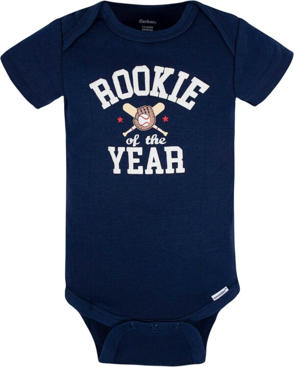 Gerber Baby Boys' 8-Pack Short Sleeve Onesies Bodysuits