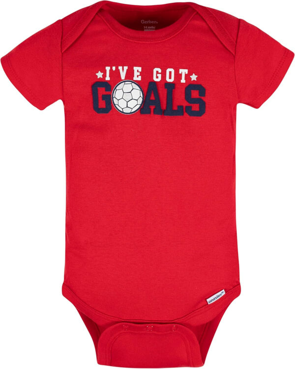 Gerber Baby Boys' 8-Pack Short Sleeve Onesies Bodysuits