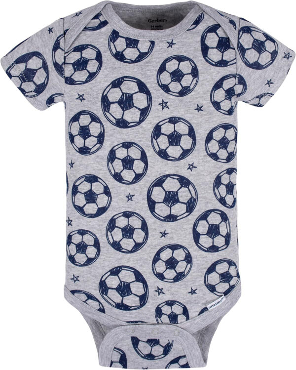 Gerber Baby Boys' 8-Pack Short Sleeve Onesies Bodysuits