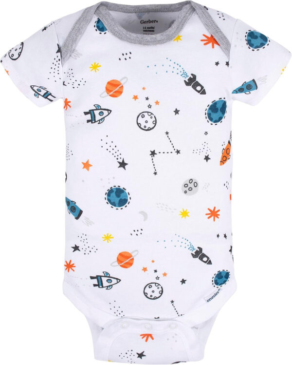 Gerber Baby Boys' 8-Pack Short Sleeve Onesies Bodysuits