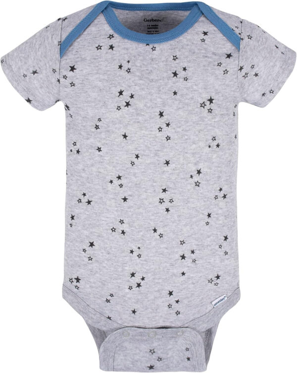 Gerber Baby Boys' 8-Pack Short Sleeve Onesies Bodysuits