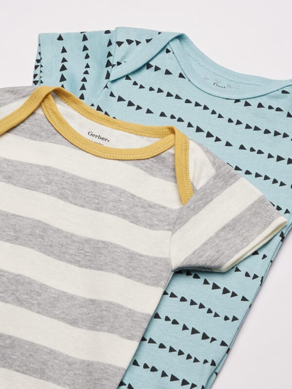 Gerber Baby Boys' 8-Pack Short Sleeve Onesies Bodysuits