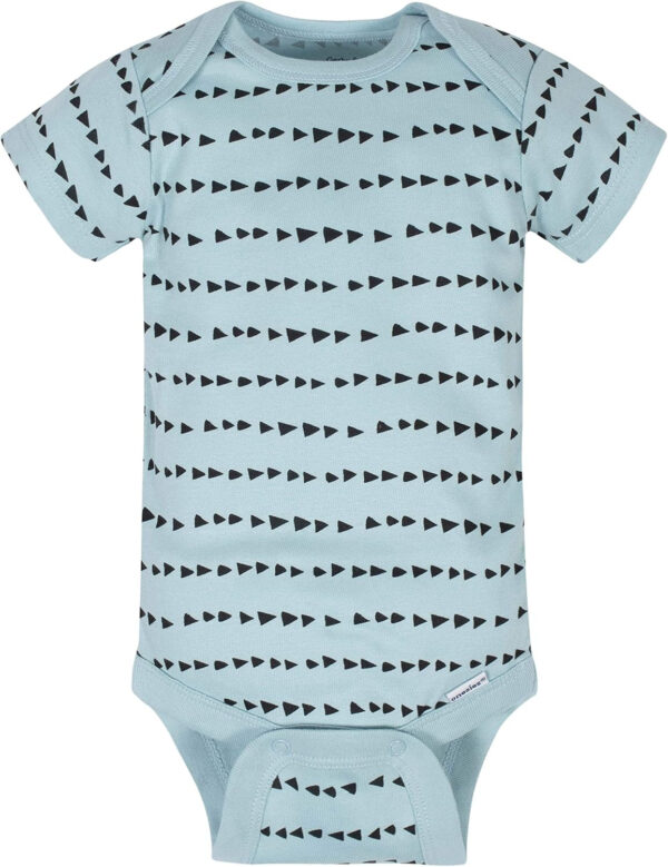 Gerber Baby Boys' 8-Pack Short Sleeve Onesies Bodysuits