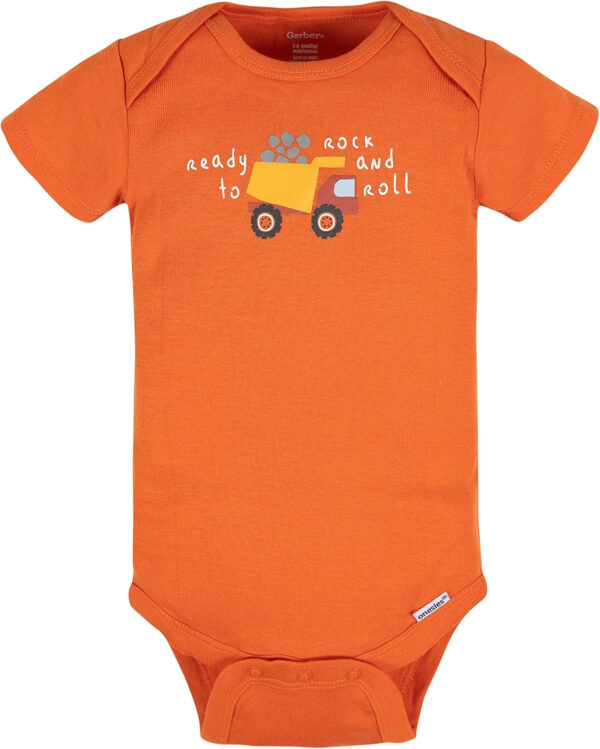 Gerber Baby Boys' 8-Pack Short Sleeve Onesies Bodysuits