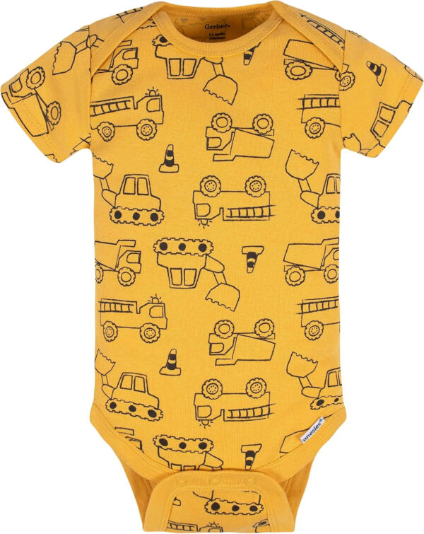 Gerber Baby Boys' 8-Pack Short Sleeve Onesies Bodysuits