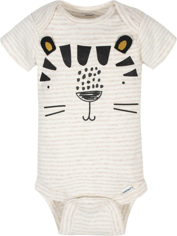 Gerber Baby Boys' 8-Pack Short Sleeve Onesies Bodysuits