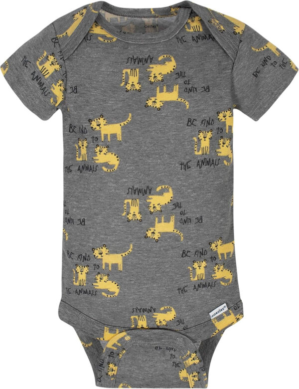 Gerber Baby Boys' 8-Pack Short Sleeve Onesies Bodysuits