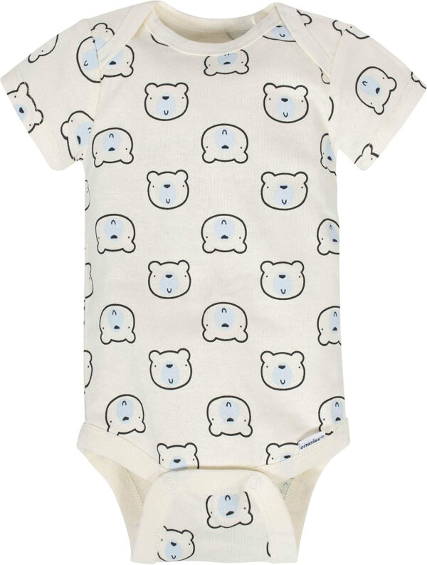 Gerber Baby Boys' 8-Pack Short Sleeve Onesies Bodysuits
