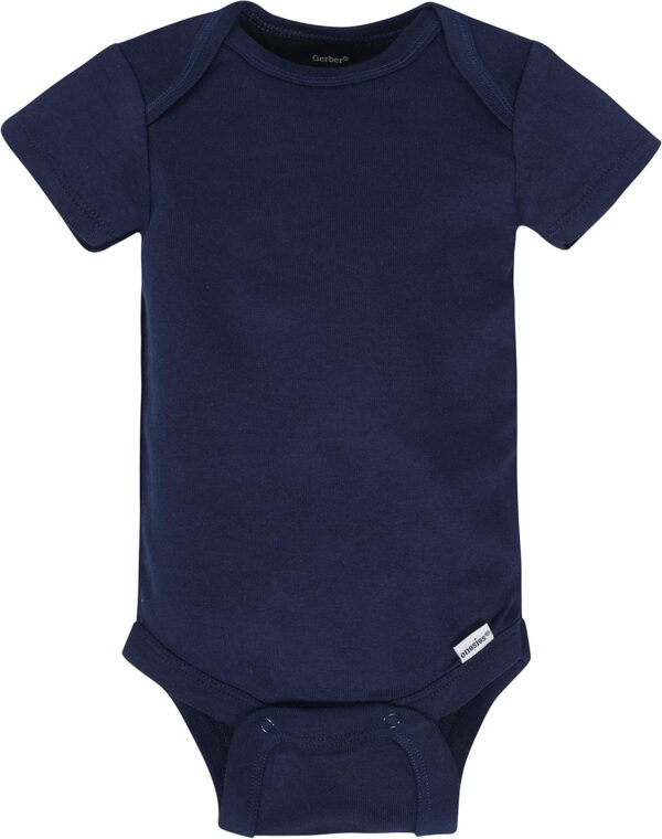 Gerber Baby Boys' 8-Pack Short Sleeve Onesies Bodysuits