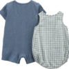 688aa86fd7f53ca8189a48849c2e0200f20e4259380ccd1fc0980.jpg Simple Joys by Carter's baby-boys Button Rompers, Pack of 2