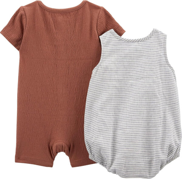 688aa876af75fd10691c057c7af83c5a86a81ae00a67c81905c72.jpg Simple Joys by Carter's baby-boys Button Rompers, Pack of 2