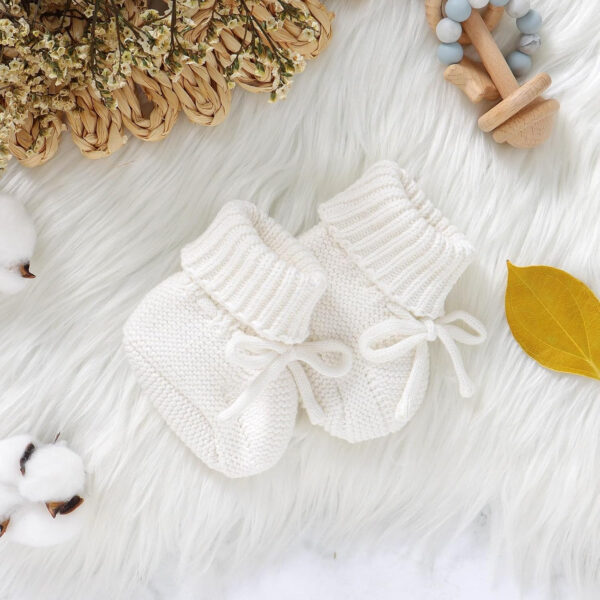688ad6698cd8ffcb340071bd14b63acaba0df5c978b4bd5cc98a1.jpg Hadetoto Baby Booties Newborn First Walkers Cozy Shoes Warm Knit Soft Booties for Toddler Infant Boy Girl