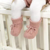 688ad676bef1976fb5a6ebec62af71ff53f2a62308a5cba452d2b.jpg Hadetoto Baby Booties Newborn First Walkers Cozy Shoes Warm Knit Soft Booties for Toddler Infant Boy Girl