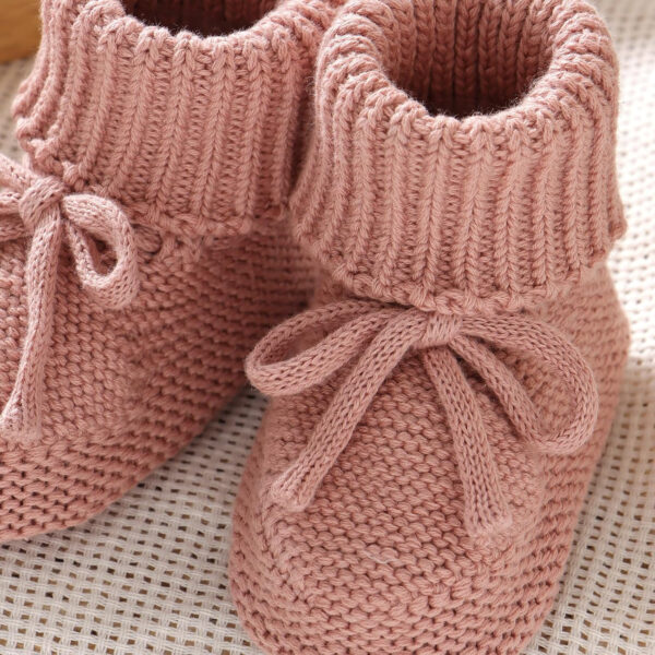 688ad67e74c1d286bc6efcbafdb32aa7e495c3349d2e543c60cbc.jpg Hadetoto Baby Booties Newborn First Walkers Cozy Shoes Warm Knit Soft Booties for Toddler Infant Boy Girl