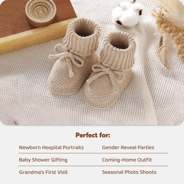 688ad69072d8d2fb1a68365de6a2349723f85e4539c3856b177af.jpg Hadetoto Baby Booties Newborn First Walkers Cozy Shoes Warm Knit Soft Booties for Toddler Infant Boy Girl