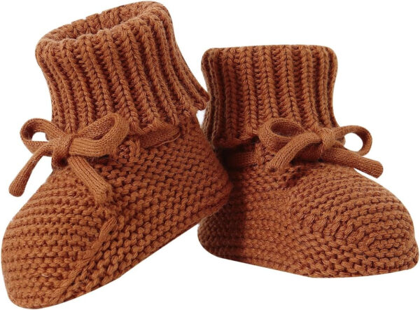 688ad695419437ac9c6b918b03af0538cb95aeff997d6d2aa0d4d.jpg Hadetoto Baby Booties Newborn First Walkers Cozy Shoes Warm Knit Soft Booties for Toddler Infant Boy Girl