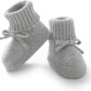 688ad6d741c9b8aa5ab215b1ead1e9773133e622dde71f1492ac2.jpg Hadetoto Baby Booties Newborn First Walkers Cozy Shoes Warm Knit Soft Booties for Toddler Infant Boy Girl