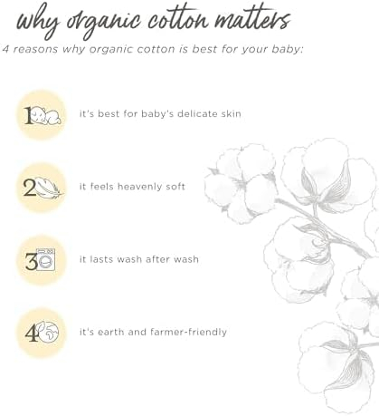 Burt's Bees Baby Newborn Essentials Unisex Organic Cotton Booties