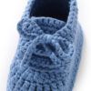 Hadetoto Baby Booties Newborn Cotton Knit Shoes Hand Crochet Soft First Walking Cozy Sneaker for Infant Boys Girls