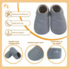 Mejale Baby Infant Toddler Shoes Slip-on Soft Sole Leather Moccasins Pre-Walkers