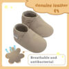 Mejale Baby Infant Toddler Shoes Slip-on Soft Sole Leather Moccasins Pre-Walkers
