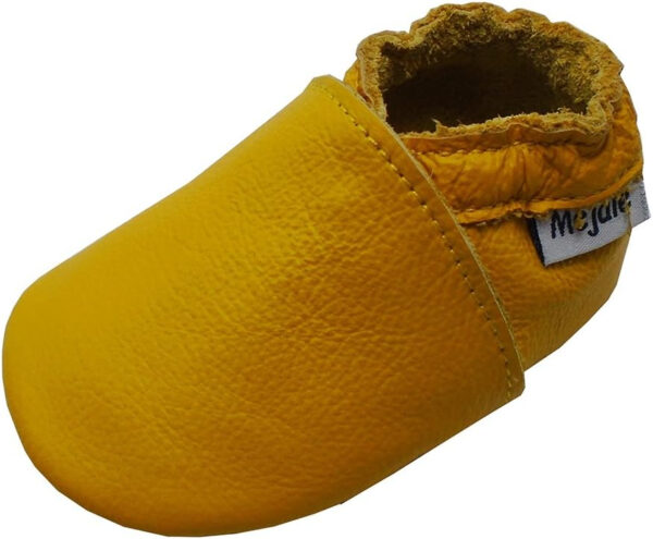 Mejale Baby Infant Toddler Shoes Slip-on Soft Sole Leather Moccasins Pre-Walkers