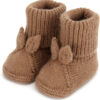 Baby Booties Newborn Babe First Walkers Knit Boots Warm Knit Crib Shoes Crochet Soft Infant Sock for Boy Girl